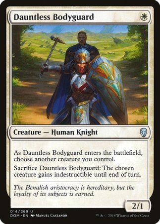 Dauntless Bodyguard [Dominaria] | The Time Vault CA