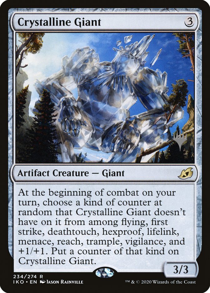 Crystalline Giant (Promo Pack) [Ikoria: Lair of Behemoths Promos] | The Time Vault CA