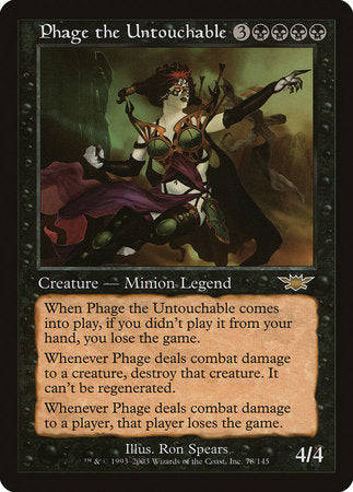 Phage the Untouchable [Legions] | The Time Vault CA