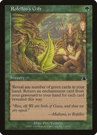 Rofellos's Gift [Urza's Destiny] | The Time Vault CA