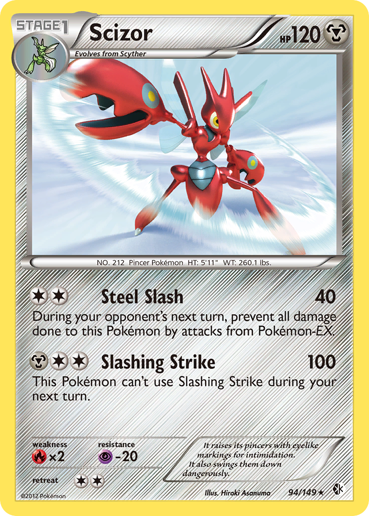 Scizor (94/149) [Black & White: Boundaries Crossed] | The Time Vault CA