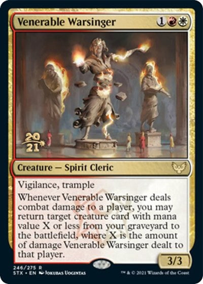 Venerable Warsinger [Strixhaven: School of Mages Prerelease Promos] | The Time Vault CA