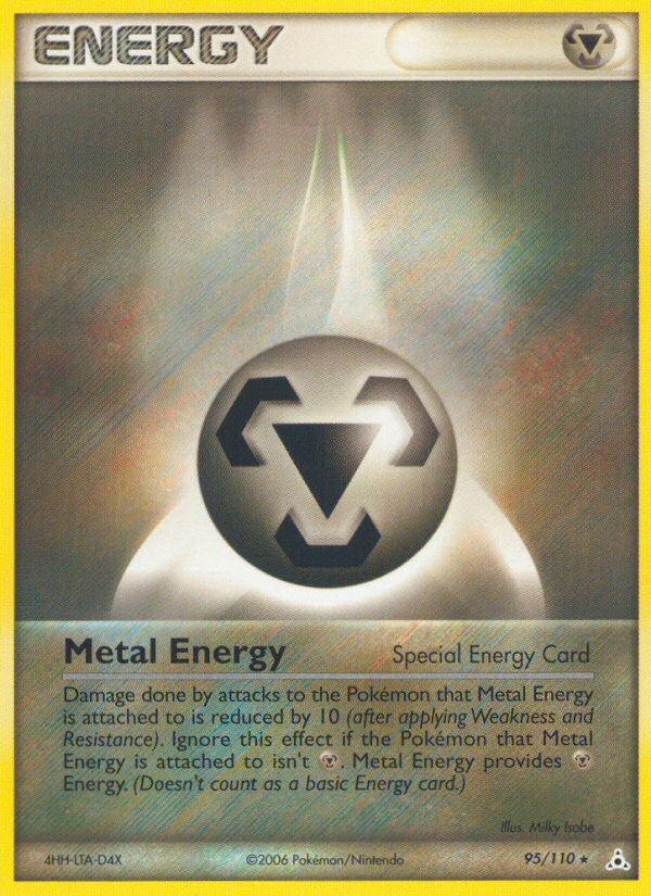 Metal Energy (95/110) [EX: Holon Phantoms] | The Time Vault CA