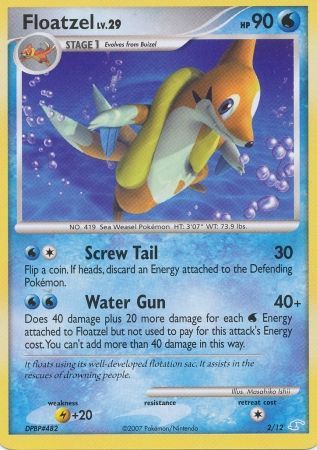 Floatzel (2/12) [Diamond & Pearl: Trainer Kit - Manaphy] | The Time Vault CA