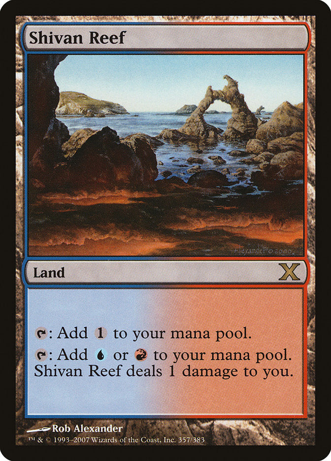 Shivan Reef [Tenth Edition] | The Time Vault CA