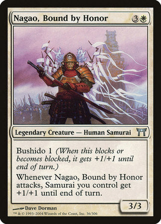 Nagao, Bound by Honor [Champions of Kamigawa] | The Time Vault CA