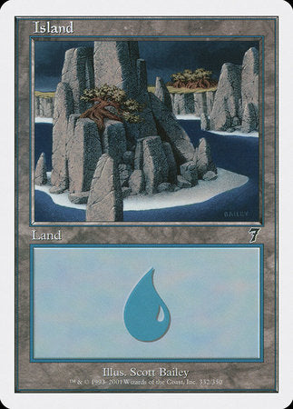 Island (332) [Seventh Edition] | The Time Vault CA