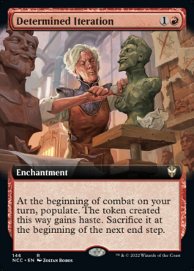 Determined Iteration (Extended Art) [Streets of New Capenna Commander] | The Time Vault CA