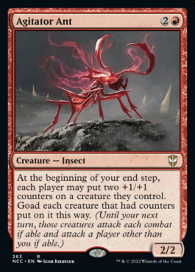 Agitator Ant [Streets of New Capenna Commander] | The Time Vault CA