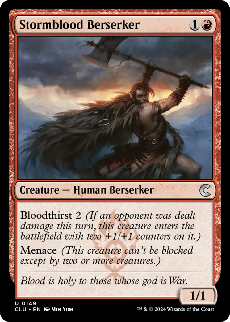 Stormblood Berserker [Ravnica: Clue Edition] | The Time Vault CA