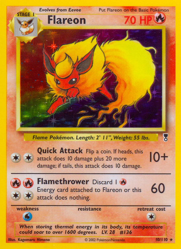 Flareon (10/110) [Legendary Collection] | The Time Vault CA