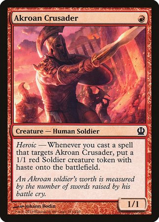 Akroan Crusader [Theros] | The Time Vault CA