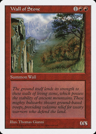 Wall of Stone [Fifth Edition] | The Time Vault CA