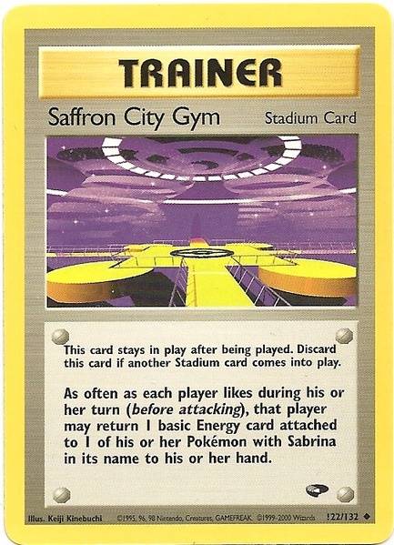 Saffron City Gym (122/132) [Gym Challenge Unlimited] | The Time Vault CA