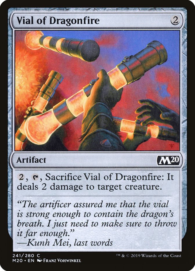 Vial of Dragonfire [Core Set 2020] | The Time Vault CA