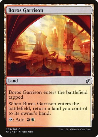 Boros Garrison [Commander 2019] | The Time Vault CA