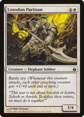 Loxodon Partisan [Mirrodin Besieged] | The Time Vault CA