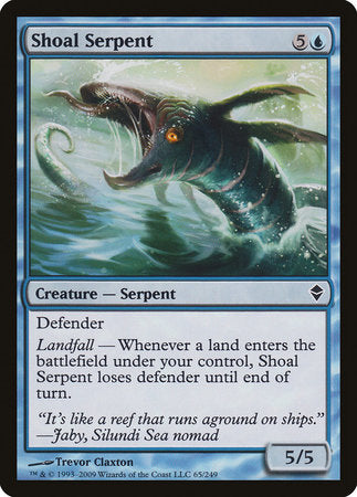 Shoal Serpent [Zendikar] | The Time Vault CA