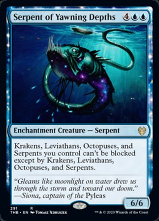 Serpent of Yawning Depths [Theros Beyond Death] | The Time Vault CA