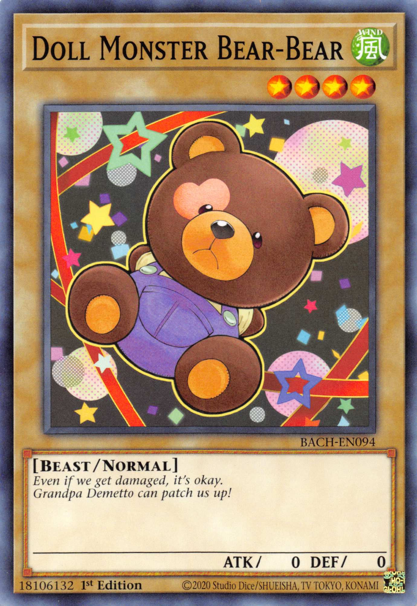 Doll Monster Bear-Bear [BACH-EN094] Common | The Time Vault CA