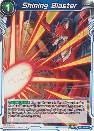 Shining Blaster (Reprint) (TB1-049) [Battle Evolution Booster] | The Time Vault CA