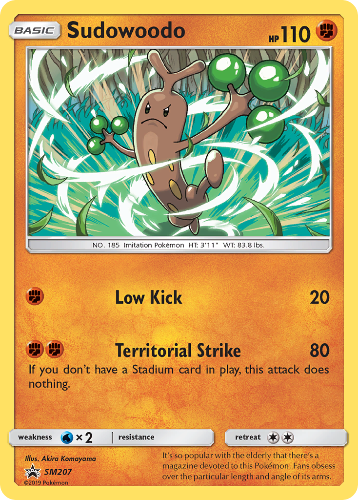 Sudowoodo (SM207) [Sun & Moon: Black Star Promos] | The Time Vault CA