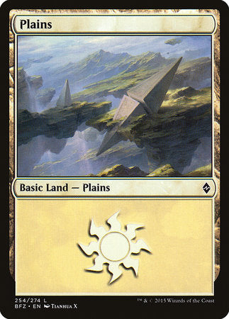 Plains (254) [Battle for Zendikar] | The Time Vault CA