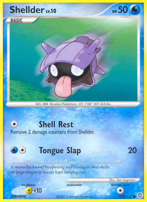 Shellder (105/132) [Diamond & Pearl: Secret Wonders] | The Time Vault CA