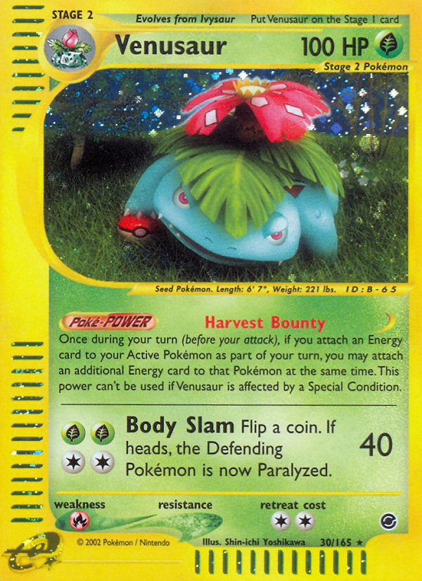 Venusaur (30/165) [Expedition: Base Set] | The Time Vault CA