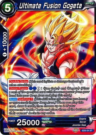 Ultimate Fusion Gogeta (Starter Deck - Resurrected Fusion) (SD6-04) [Miraculous Revival] | The Time Vault CA