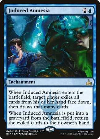 Induced Amnesia [Rivals of Ixalan] | The Time Vault CA