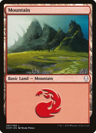 Mountain (265) [Dominaria] | The Time Vault CA