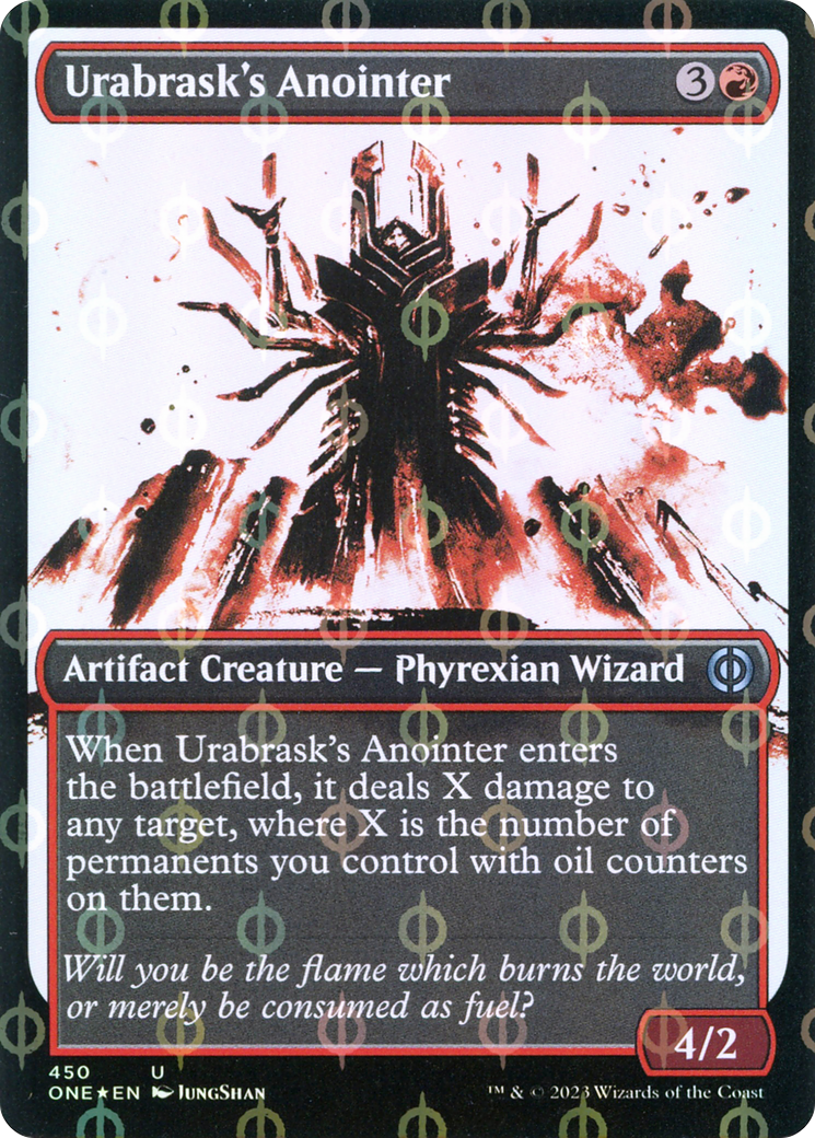Urabrask's Anointer (Showcase Ichor Step-and-Compleat Foil) [Phyrexia: All Will Be One] | The Time Vault CA