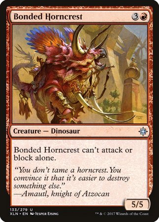 Bonded Horncrest [Ixalan] | The Time Vault CA