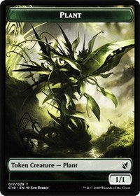 Plant // Morph Double-sided Token [Commander 2019 Tokens] | The Time Vault CA