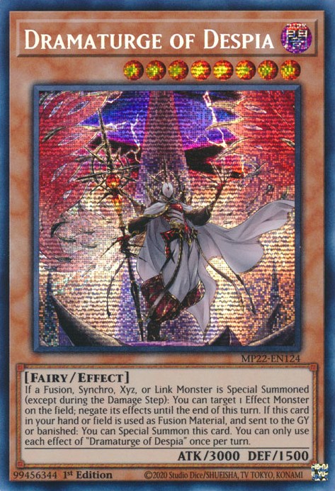 Dramaturge of Despia [MP22-EN124] Prismatic Secret Rare | The Time Vault CA