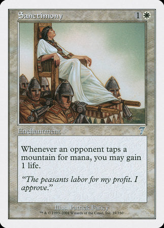 Sanctimony [Seventh Edition] | The Time Vault CA