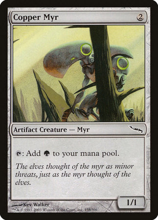 Copper Myr [Mirrodin] | The Time Vault CA