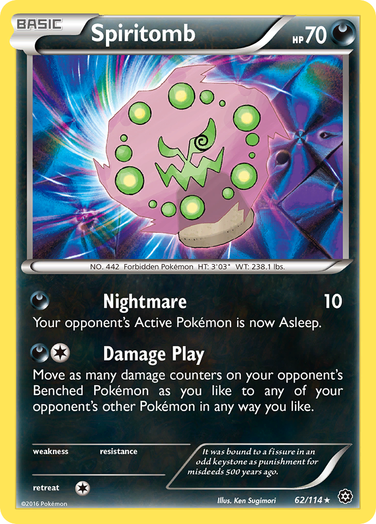 Spiritomb (62/114) [XY: Steam Siege] | The Time Vault CA