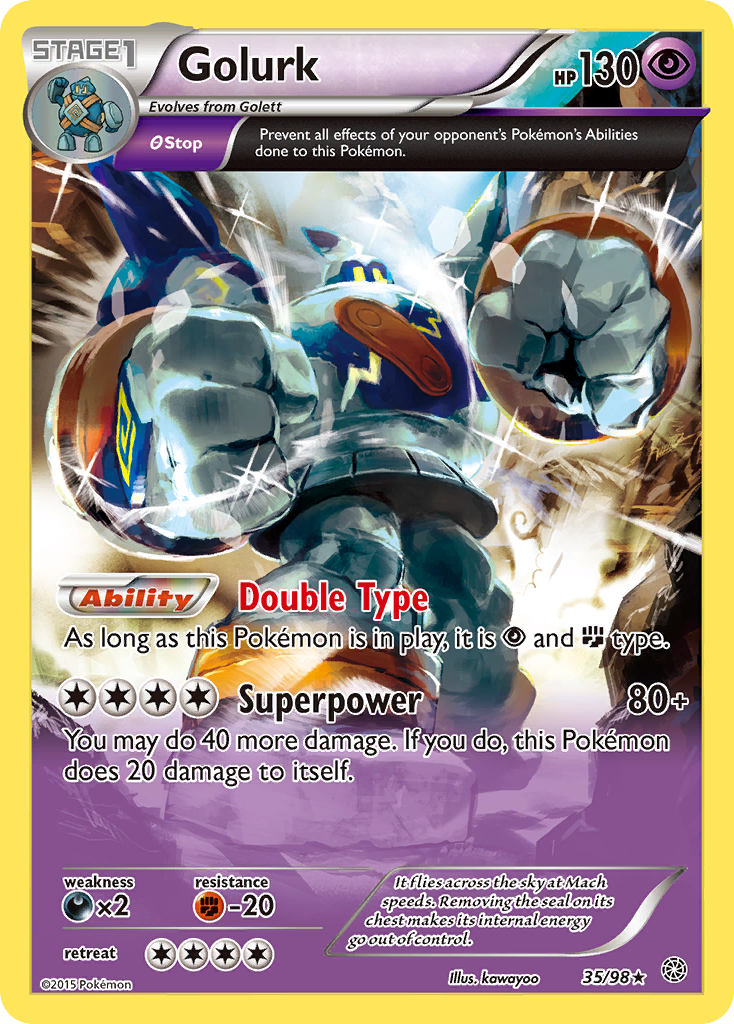 Golurk (35/98) [XY: Ancient Origins] | The Time Vault CA