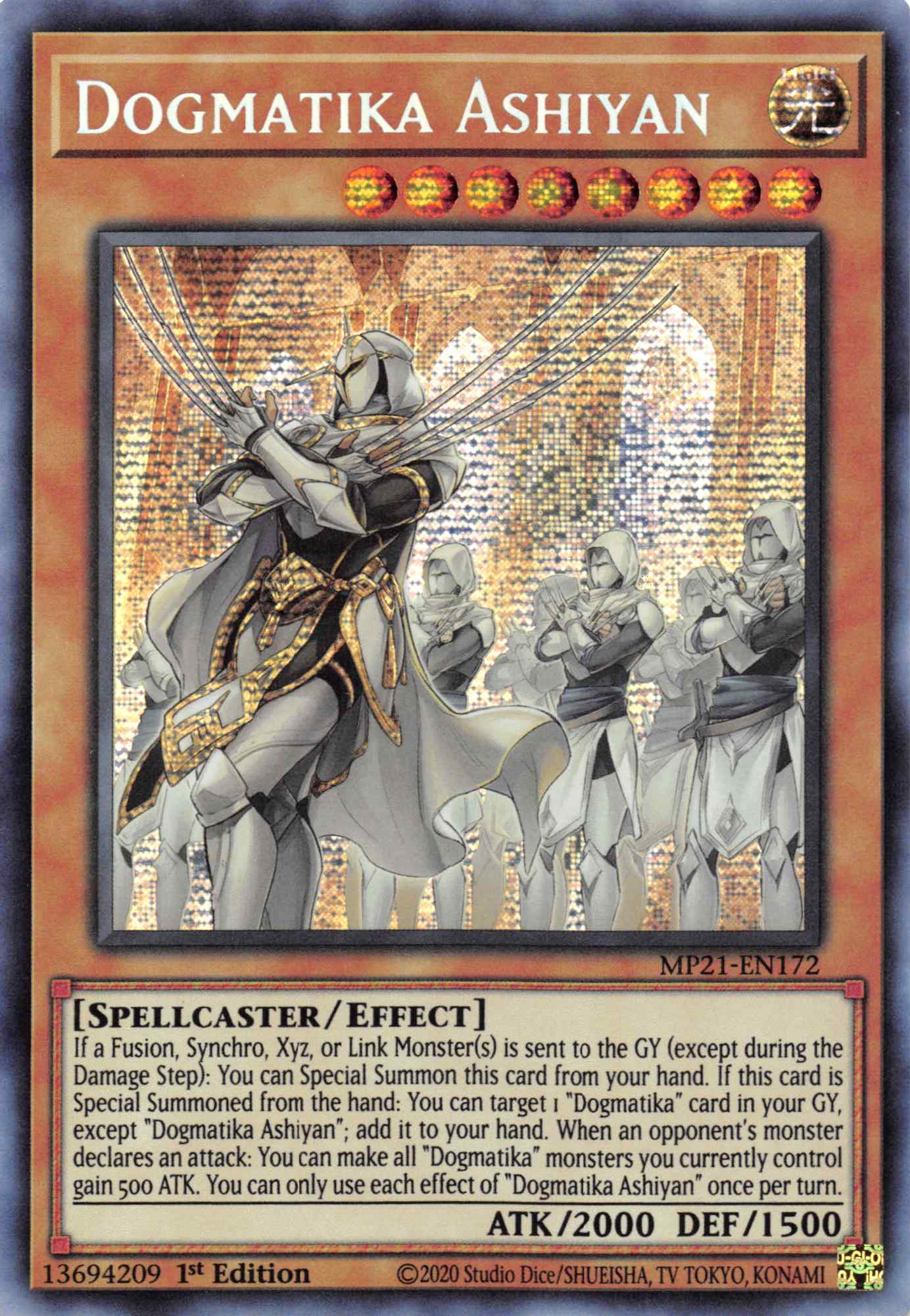 Dogmatika Ashiyan [MP21-EN172] Prismatic Secret Rare | The Time Vault CA