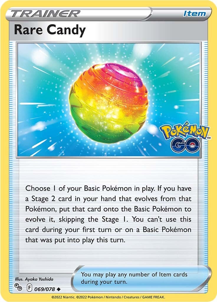 Rare Candy (069/078) [Pokémon GO] | The Time Vault CA