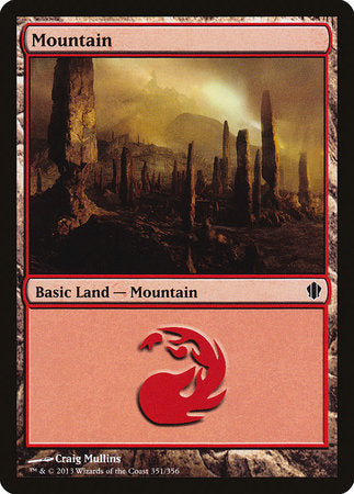 Mountain (351) [Commander 2013] | The Time Vault CA