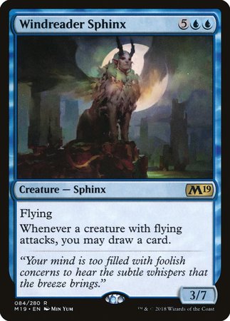 Windreader Sphinx [Core Set 2019] | The Time Vault CA