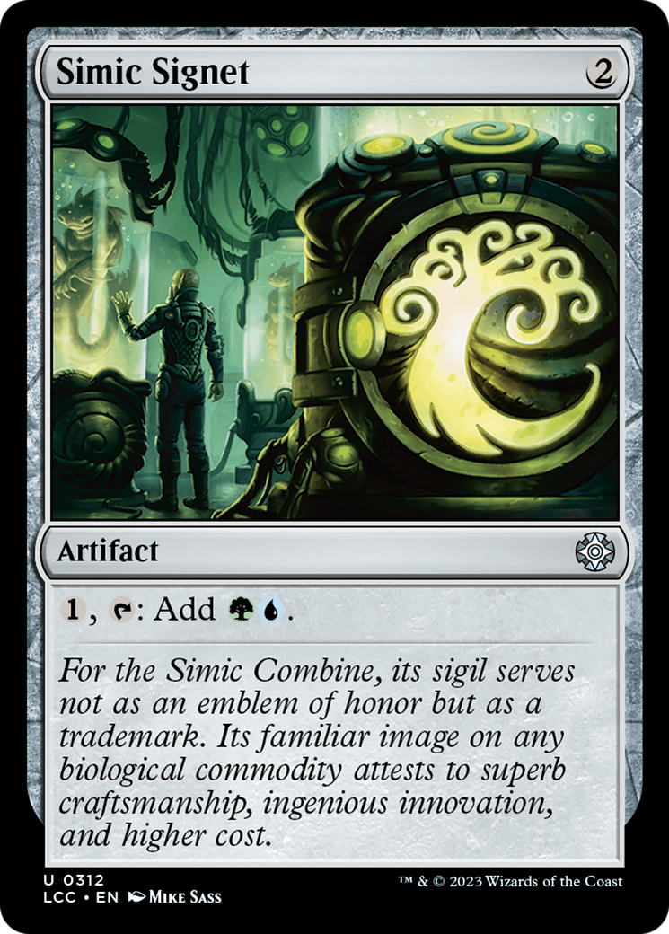 Simic Signet [The Lost Caverns of Ixalan Commander] | The Time Vault CA