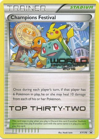 Champions Festival 2016 Top Thirty Two (XY176) [XY: Black Star Promos] | The Time Vault CA