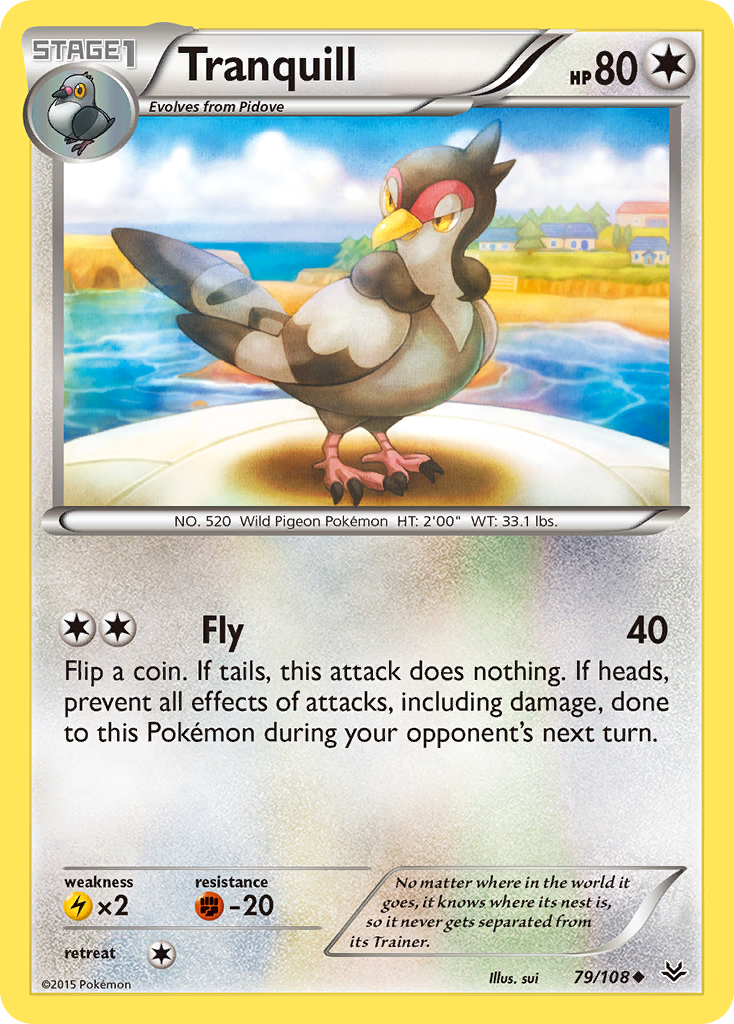 Tranquill (79/108) [XY: Roaring Skies] | The Time Vault CA