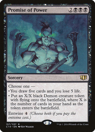 Promise of Power [Commander 2014] | The Time Vault CA