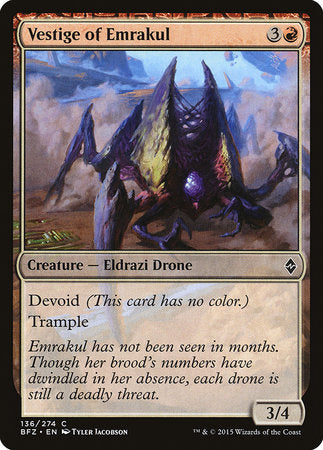 Vestige of Emrakul [Battle for Zendikar] | The Time Vault CA