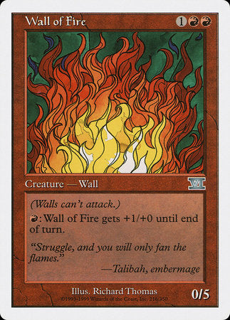 Wall of Fire [Classic Sixth Edition] | The Time Vault CA